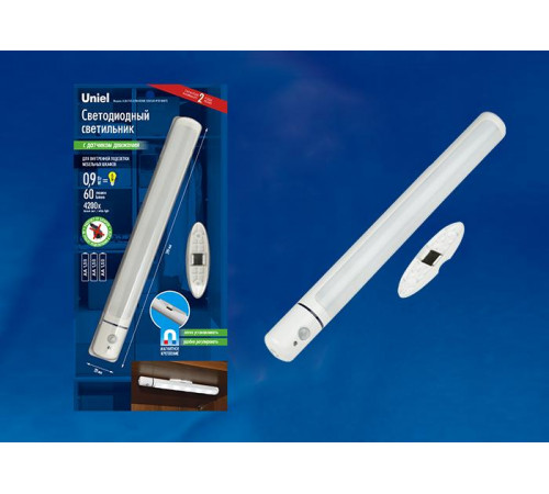 Мебельный светодиодный светильник (UL-00002889) Uniel ULM-F42-3W/4200K Sensor IP20 White Мебельный светодиодный светильник (UL-00002889) Uniel ULM-F42-3W/4200K Sensor IP20 White