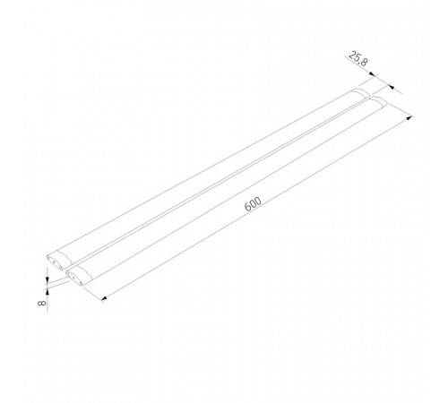Мебельный светодиодный светильник Elektrostandard Kit Led Stick LTB75 12W 4000K 4690389169694