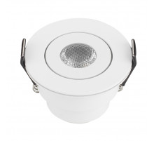 Встраиваемый мебельный светильник Arlight LTM-R52-3W Warm3000 (Белый, 30 deg, 230V) (IP40 Металл) 015393(1)