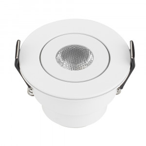 Встраиваемый мебельный светильник Arlight LTM-R52-3W Warm3000 (Белый, 30 deg, 230V) (IP40 Металл) 015393(1)
