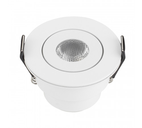 Встраиваемый мебельный светильник Arlight LTM-R52-3W Warm3000 (Белый, 30 deg, 230V) (IP40 Металл) 015393(1)