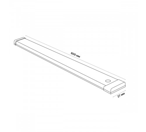 Мебельный светильник Uniel ULI-F49-8W/4200K SENSOR IP40 SILVER UL-00011967 Мебельный светильник Uniel ULI-F49-8W/4200K SENSOR IP40 SILVER UL-00011967