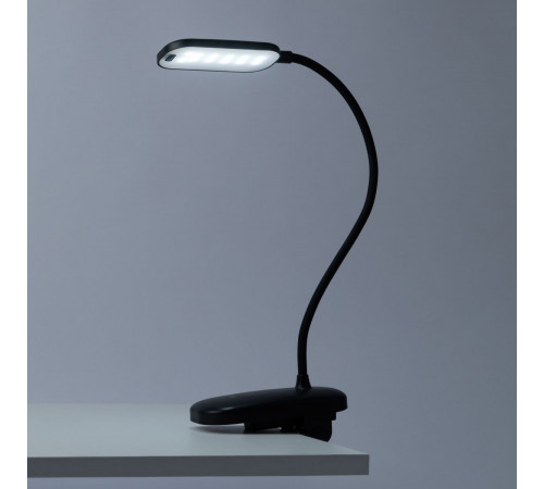 Настольная аккумуляторная лампа Эра NLED-525-6W-BK Б0068549