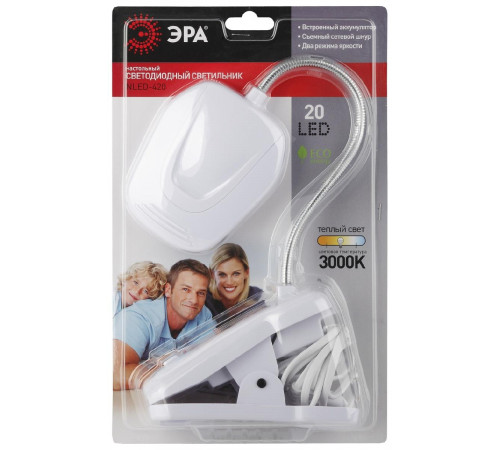 Настольная лампа Эра NLED-420-1.5W-W Б0003728