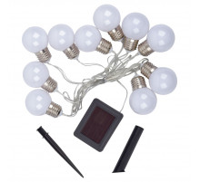 Садовая гирлянда на солнечной батарее Uniel USL-S-126/PT1800 FROST BULBS UL-00012697