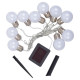 Садовая гирлянда на солнечной батарее Uniel USL-S-126/PT1800 FROST BULBS UL-00012697