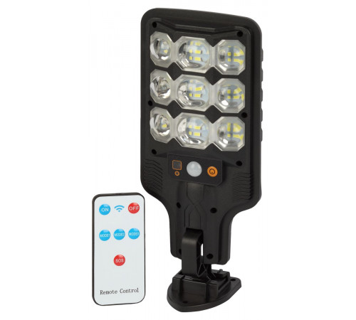 Консольный светильник на солнечной батарее Эра ERAKSS25-01 с датчиком движения ПДУ Б0071362