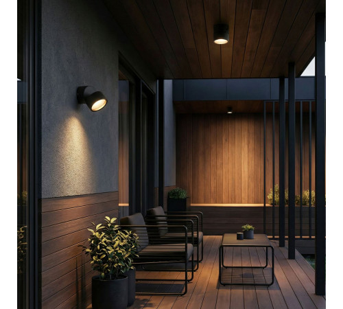 Накладной спот Elektrostandard Okko 35157/U черный 4690389219078 a072072