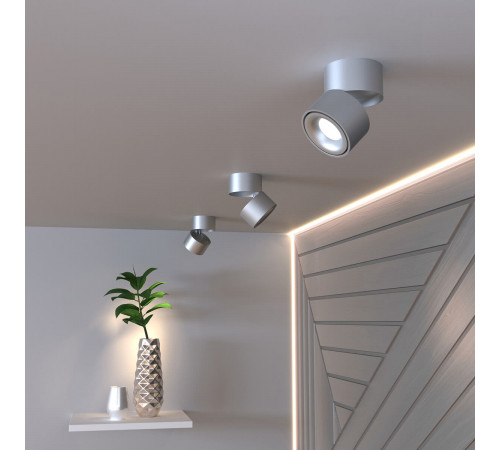 Светодиодный спот Elektrostandard DLR031 15W 4200K 3100 серебро матовый 4690389154393