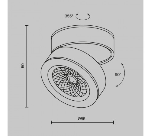Светодиодный спот Maytoni Alivar C022CL-L7B4K