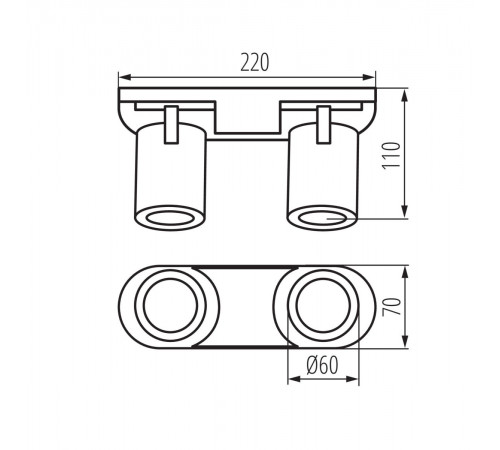 Накладной спот Kanlux Laurin 38965 Накладной спот Kanlux Laurin 38965