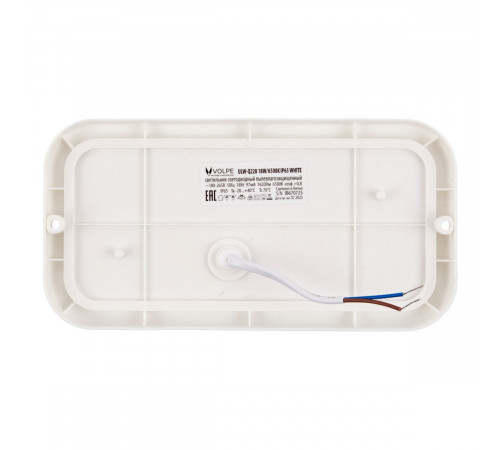 Накладной светильник влагозащищенный Volpe ULW-Q228 18W/6500K IP65 WHITE UL-00013189