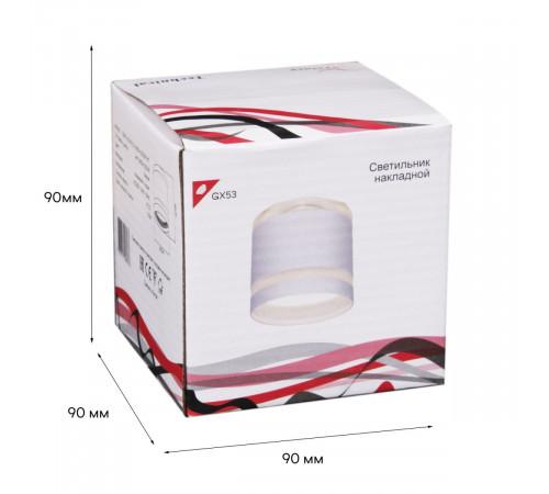 Накладной светильник Reluce 53001-9.5-001LD GX53+LED3W WT
