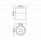 Накладной светильник Italline IT014-0201 white