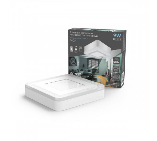 Потолочный светодиодный светильник Gauss Backlight BL223