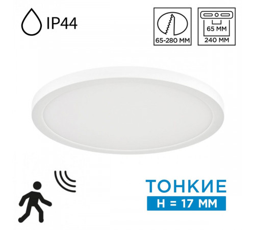 Накладной/встраиваемый светильник Sonex Mitra LED Nebula White 7790/24L