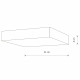 Накладной светильник Nowodvorski Lid Square Led Black 10435