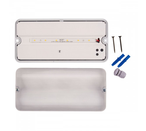 Светильник пылевлагозащищенный Uniel ULW-K25A 6W/4000K IP65 WHITE UL-00013350