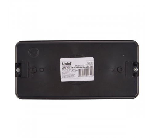 Светильник пылевлагозащищенный Uniel ULW-K25A 6W/4000K IP65 BLACK UL-00013351 Светильник пылевлагозащищенный Uniel ULW-K25A 6W/4000K IP65 BLACK UL-00013351