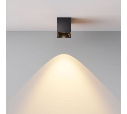 Накладной светильник Maytoni Alfa LED C064CL-5W2.7K-SQ-B Накладной светильник Maytoni Alfa LED C064CL-5W2.7K-SQ-B