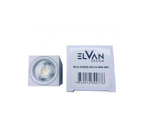 Накладной светильник Elvan NLS-239SQ-GU10-WW-WH Накладной светильник Elvan NLS-239SQ-GU10-WW-WH
