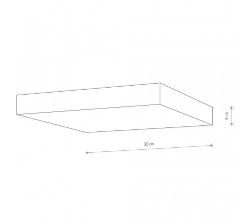 Накладной светильник Nowodvorski Lid Square Led White 10423 Накладной светильник Nowodvorski Lid Square Led White 10423