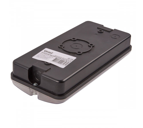 Светильник светодиодный влагозащищенный с БАП Uniel ULW-K25B 6W/4000K/EMG IP65 BLACK UL-00013353