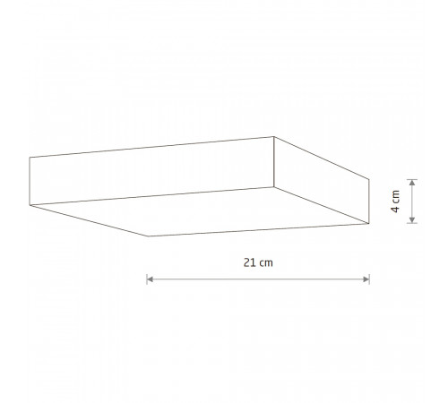 Накладной светильник Nowodvorski Lid Square Led Black 10426 Накладной светильник Nowodvorski Lid Square Led Black 10426