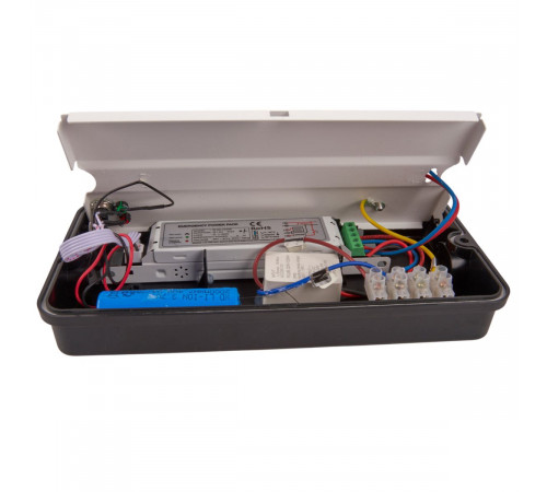 Светильник светодиодный влагозащищенный с БАП Uniel ULW-K25B 6W/4000K/EMG IP65 BLACK UL-00013353