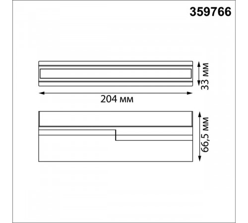 Накладной светильник с переключателем цв.температуры Novotech Over EOS 359766