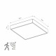 Накладной светильник Nowodvorski Quad Sensor White 10472