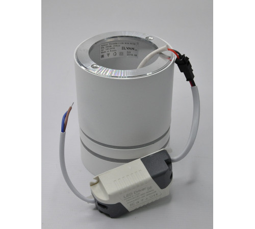 Накладной светильник Elvan NLS-T160M/2-9W-WW-Wh