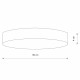 Накладной светильник Nowodvorski Lid Round Led Black 10410