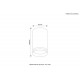 Накладной светильник Crystal Lux CLT 072C BL