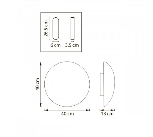 Настенно-потолочный светильник Lightstar Genova 610646