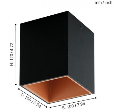 Потолочный светильник Eglo Polasso 94496