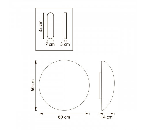 Настенно-потолочный светильник Lightstar Genova 610666
