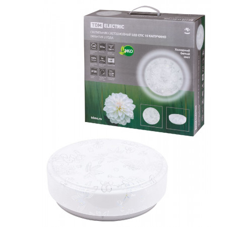 Настенно-потолочный светодиодный светильник TDM Electric Капучино LED СПС 10 SQ0329-0160 Настенно-потолочный светодиодный светильник TDM Electric Капучино LED СПС 10 SQ0329-0160
