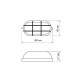 Настенно-потолочный светильник TDM Electric НПБ1202 SQ0303-0038