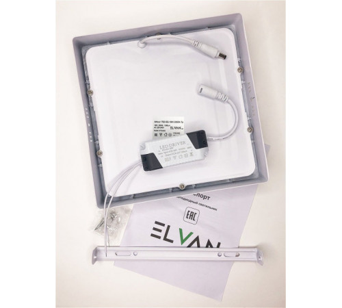 Настенно-потолочный светильник Elvan NLS-702SQ-18W-WH-Wh