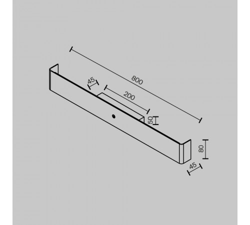 Настенный светильник Maytoni Bracket MOD492WL-L16BK