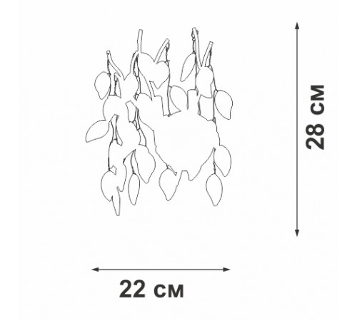 Настенный светильник Vitaluce V28320-9/2A