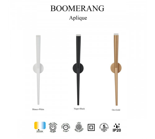 Настенный светильник Mantra Boomerang 9241