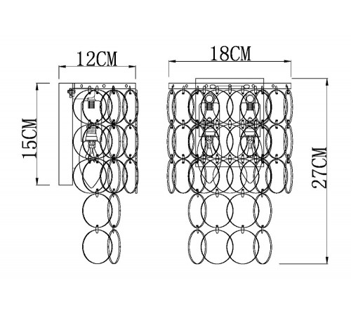 Настенный светильник Arte Lamp Pipirima A4100AP-2CC