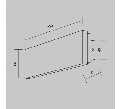 Настенный светильник Maytoni Basic Texture MOD461WL-L8GRK