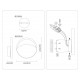 Настенный светильник Ambrella Light High Light Ceramo Modern LH53611