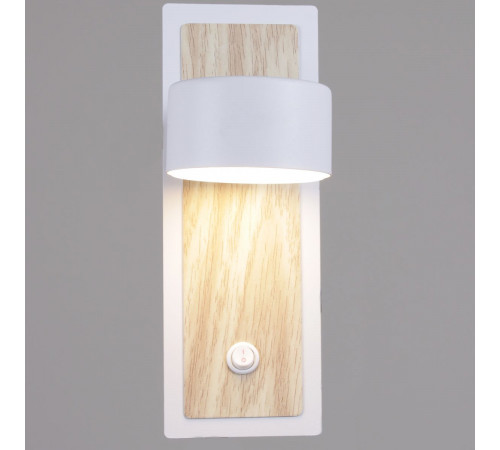 Настенный светильник Reluce 12540-0.2-01 WH+WOOD