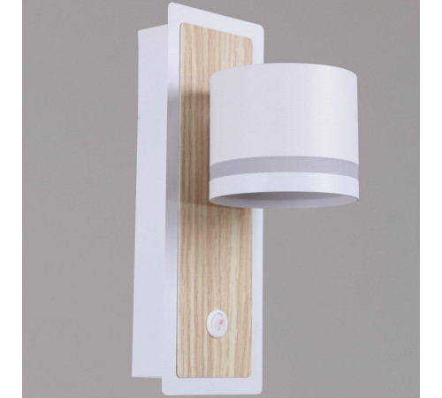 Настенный светильник Reluce 22540-0.2-01 WH+WOOD