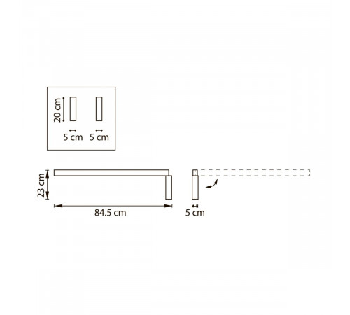 Настенный светильник Lightstar Dive 740547