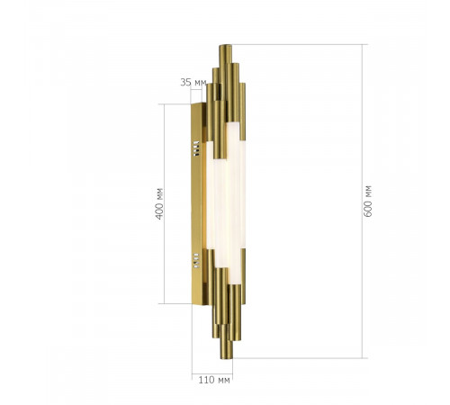 Настенный светильник ST Luce Dallamos SL6237.301.20 Настенный светильник ST Luce Dallamos SL6237.301.20